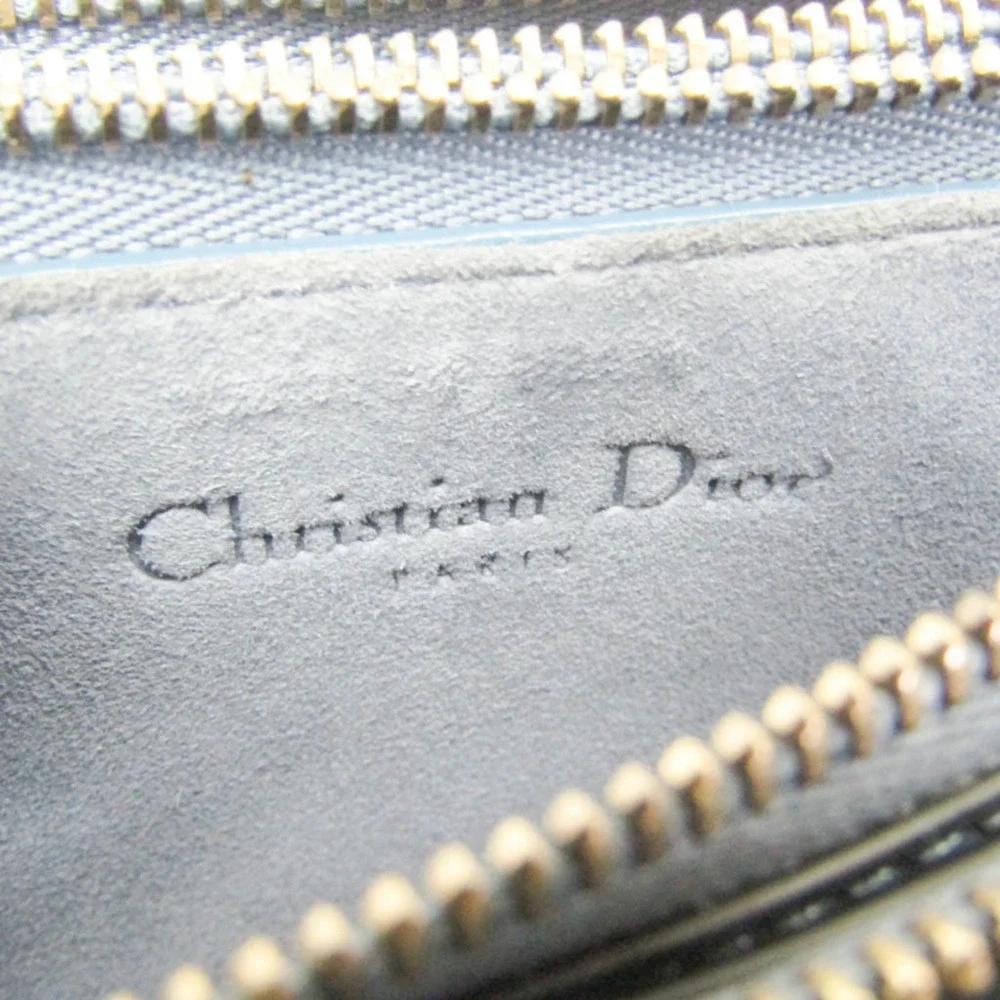 CHRISTIAN DIOR Blue Leather Shoulder Bag - Picture 15 of 16